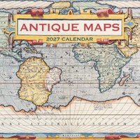 Antique Maps - 2027 Gifted Stationery Wall Calendar Monthly Planner