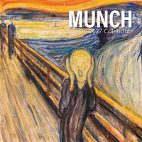 Munch - 2027 Gifted Stationery Wall Calendar Monthly Planner