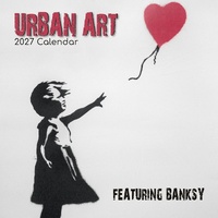 Urban Art Featuring Banksy - 2027 Gifted Stationery Wall Calendar Planner