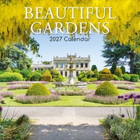 Beautiful Gardens - 2027 Gifted Stationery Wall Calendar Monthly Planner