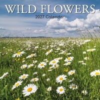 Wild Flowers - 2027 Gifted Stationery Wall Calendar Monthly Planner