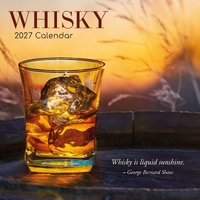 Whisky - 2027 Gifted Stationery Wall Calendar Monthly Planner