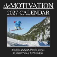 Demotivation - 2027 Gifted Stationery Wall Calendar Monthly Planner