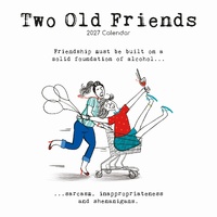 Two Old Friends - 2027 Gifted Stationery Wall Calendar Monthly Planner