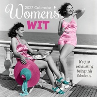 Women's Wit - 2027 Gifted Stationery Wall Calendar Monthly Planner