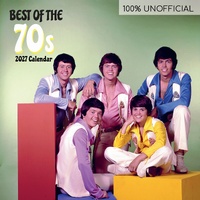 Best of the 70's - 2027 Gifted Stationery Wall Calendar Monthly Planner