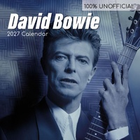 David Bowie - 2027 Gifted Stationery Wall Calendar Monthly Planner