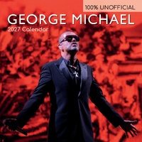 George Michael - 2027 Gifted Stationery Wall Calendar Monthly Planner