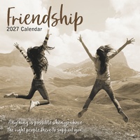 Friendship - 2027 Gifted Stationery Wall Calendar Monthly Planner