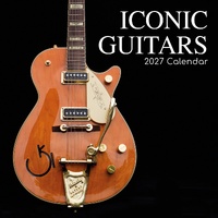 Iconic Guitars - 2027 Gifted Stationery Wall Calendar Monthly Planner