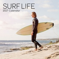 Surf Life - 2027 Gifted Stationery Wall Calendar Monthly Planner