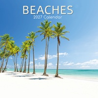 Beaches - 2027 Gifted Stationery Wall Calendar Monthly Planner