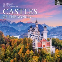 Castles of the World - 2027 Gifted Stationery Wall Calendar Monthly Planner