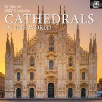 Cathedrals of the World - 2027 Gifted Stationery Wall Calendar Planner