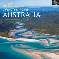Coastlines of Australia - 2027 Gifted Stationery Wall Calendar Planner