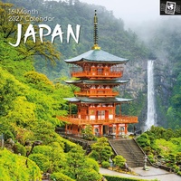 Japan - 2027 Gifted Stationery Wall Calendar Monthly Planner