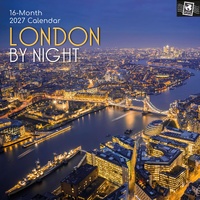 London by Night - 2027 Gifted Stationery Wall Calendar Monthly Planner