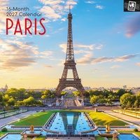 Paris - 2027 Gifted Stationery Wall Calendar Monthly Planner