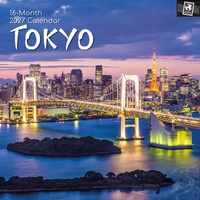 Tokyo - 2027 Gifted Stationery Wall Calendar Monthly Planner