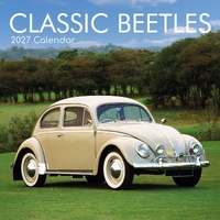 Classic Beetles - 2027 Gifted Stationery Wall Calendar Monthly Planner