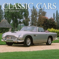 Classic Cars - 2027 Gifted Stationery Wall Calendar Monthly Planner