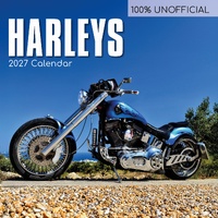 Harleys - 2027 Gifted Stationery Wall Calendar Monthly Planner