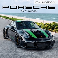 Porsche - 2027 Gifted Stationery Wall Calendar Monthly Planner