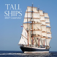 Tall Ships - 2027 Gifted Stationery Wall Calendar Monthly Planner