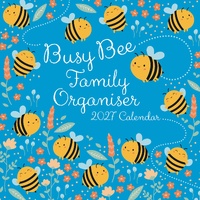 Busy Bee Family Organiser - 2027 Gifted Stationery Wall Calendar Planner