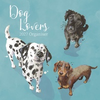 Dog Lovers Organiser - 2027 Gifted Stationery Wall Calendar Monthly Planner