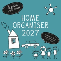 Home Organiser - 2027 Gifted Stationery Wall Calendar Monthly Planner