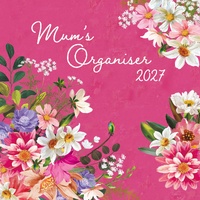 Mum's Organiser - 2027 Gifted Stationery Wall Calendar Monthly Planner