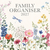Family Organiser Wild Harmony 2027 Gifted Stationery Wall Calendar Planner