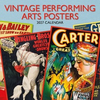 Vintage Performing Arts Posters - 2027 Gifted Stationery Wall Calendar