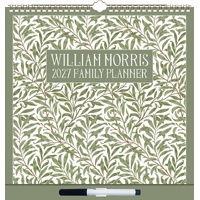 William Morris Weekly Planner - 2027 Gifted Stationery Wall Calendar