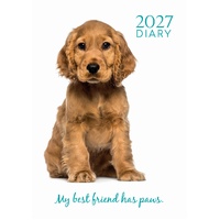 Adorable Dogs - 2027 Gifted Stationery A5 Hardcover Week-to-View Diary