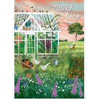 Garden Days 2027 Gifted Stationery A5 Hardcover Week-to-View Diary Planner