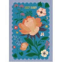 Vintage - 2027 Gifted Stationery A5 Hardcover Week-to-View Diary Planner