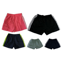 Mens Womens Casual Training Running Jogging Gym Sport Microfibre Shorts S-3XL