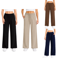 FIL Women's Lightweight Stretch Straight Leg Track Pants with Pockets