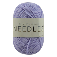 [#2052 Lavender] 100g Knitting Yarn 8 Ply Super Soft Acrylic Knitting Wool Solid Multi Colours