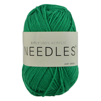 [#2055 Leaf Green] 100g Knitting Yarn 8 Ply Super Soft Acrylic Knitting Wool Solid Multi Colours