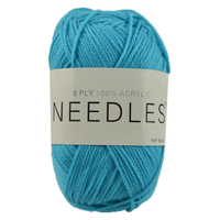 [#2060 Hot Blue] 100g Knitting Yarn 8 Ply Super Soft Acrylic Knitting Wool Solid Multi Colours