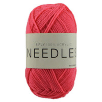 [#2127 Watermelon] 100g Knitting Yarn 8 Ply Super Soft Acrylic Knitting Wool Solid Multi Colours