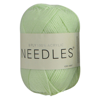 [#2215 Iced Mint] 100g Knitting Yarn 8 Ply Super Soft Acrylic Knitting Wool Solid Multi Colours