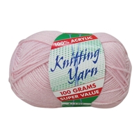[#042 Baby Pink - Yatsal] 100g Knitting Yarn 8 Ply Super Soft Acrylic Knitting Wool Solid Multi Colours