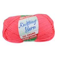 [#107 Watermellon - Yatsal] 100g Knitting Yarn 8 Ply Super Soft Acrylic Knitting Wool Solid Multi Colours