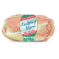 [#164 Beige Mix (Multi) -Yatsal] 100g Knitting Yarn 8 Ply Super Soft Acrylic Knitting Wool Solid Multi Colours