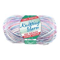 [#249 PinkPurple (Multi)-Yatsal] 100g Knitting Yarn 8 Ply Super Soft Acrylic Knitting Wool Solid Multi Colours