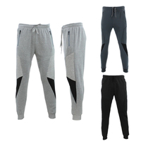 FIL Men's Fleece Track Pants Gym Joggers Workout Sweat Pants w Zip Pocket